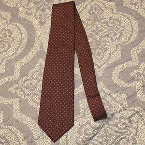♠️Elegant Vintage Burgundy Patterned Tie